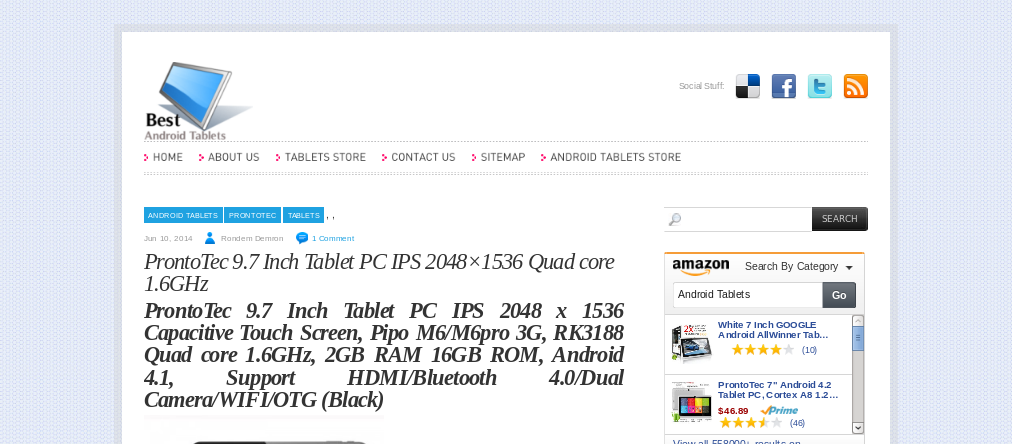 best reviews about android tablets such as coby kyros. รูปที่ 1