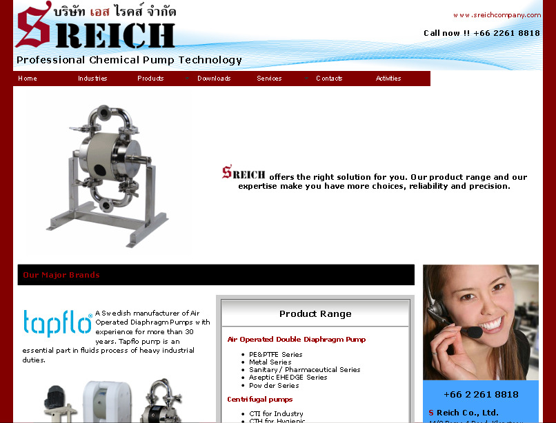 s reich co., ltd. : professional chemical pump, industrial pump, dosing pump, metering pump, diaphragm pump รูปที่ 1