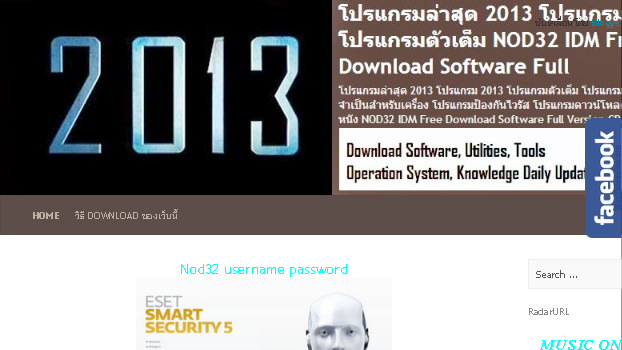 โปรแกรมล่าสุด 2013 โปรแกรม 2013 โปรแกรมตัวเต็ม NOD32 IDM Free Download Software Full รูปที่ 1