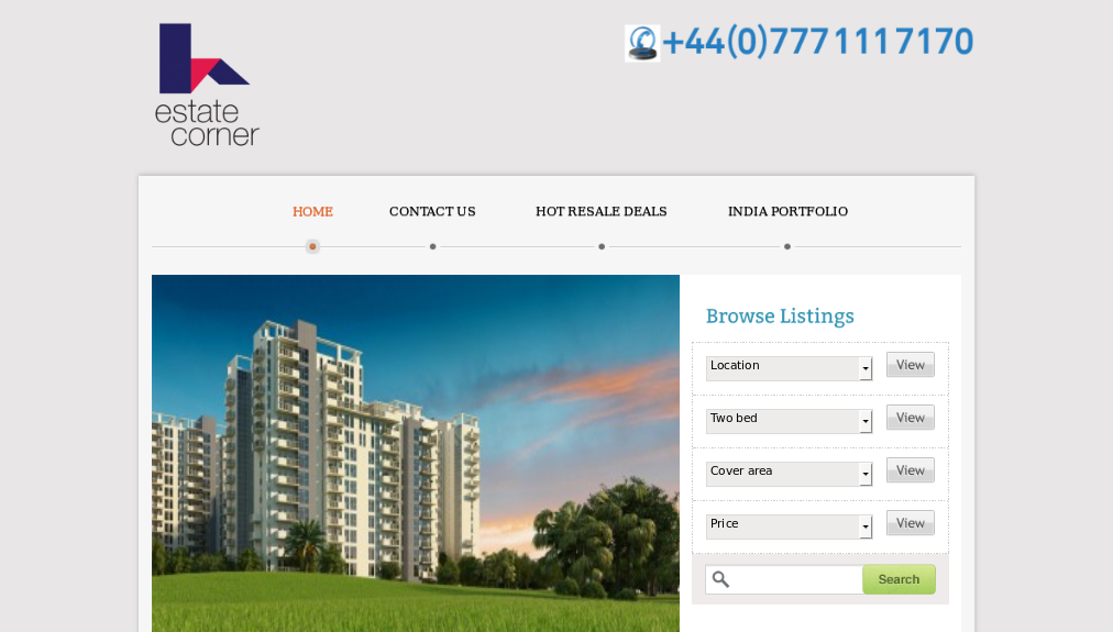 Estate Corner | INDIAN PROPERTIES AND HOUSING LOAN รูปที่ 1