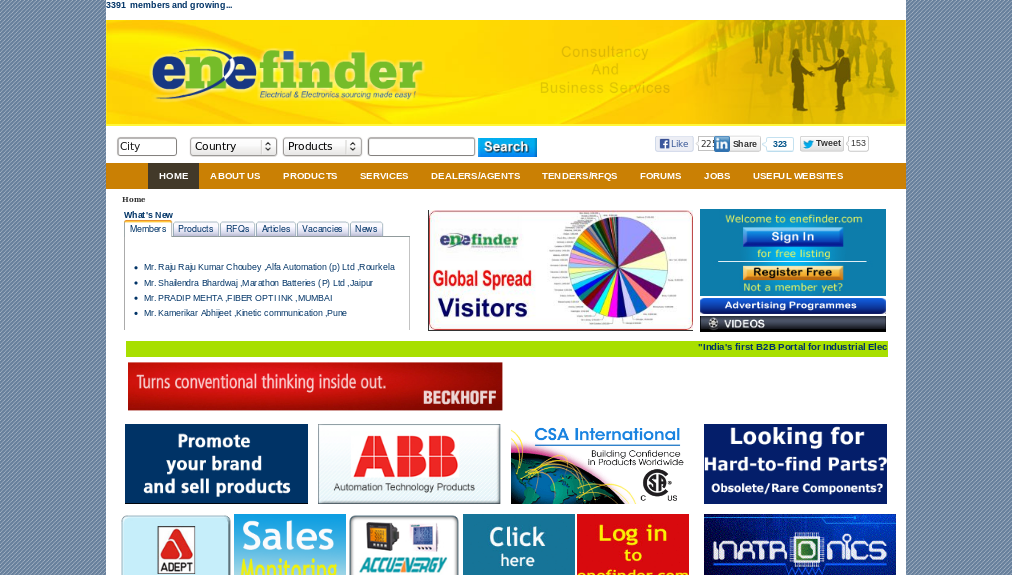 online directory of electrical, electronic and automation products - enefinder.com รูปที่ 1