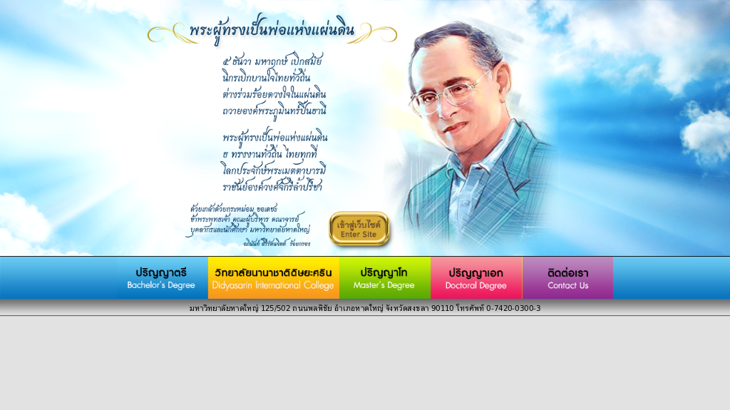 การประชุมวิชาการ ม.หาดใหญ่ หาดใหญ่ Symposium มหาวิทยาลัยหาดใหญ่ 2014 รูปที่ 1