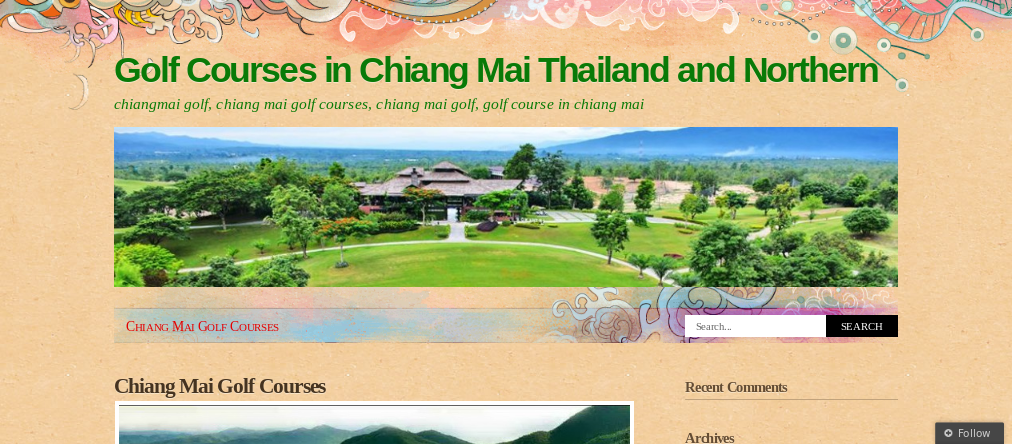 golf courses in chiang mai thailand and northern รูปที่ 1