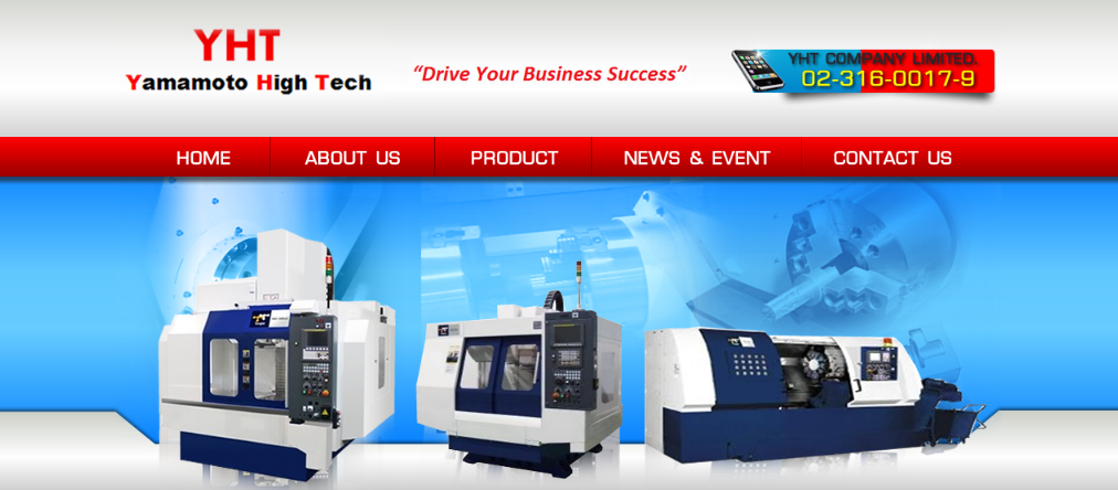  YHT Co.,Ltd  is the exclusive distributor of Machine Tools and all equipment รูปที่ 1