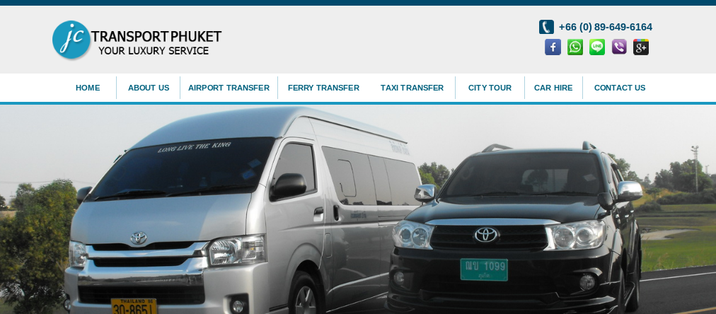 Jc.Transport service provides the best situation of Cars, Vans, Minibus or Buses to service from every area of Phuket Is รูปที่ 1