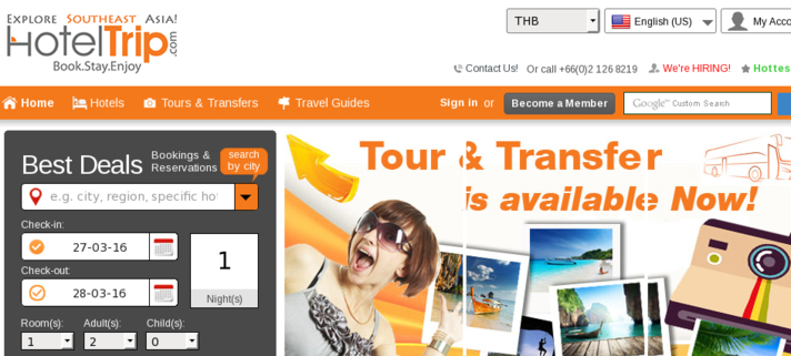 hoteltrip.com book.stay.enjoy - south east asia’s hotel booking site รูปที่ 1