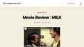 Movie Review : MILK